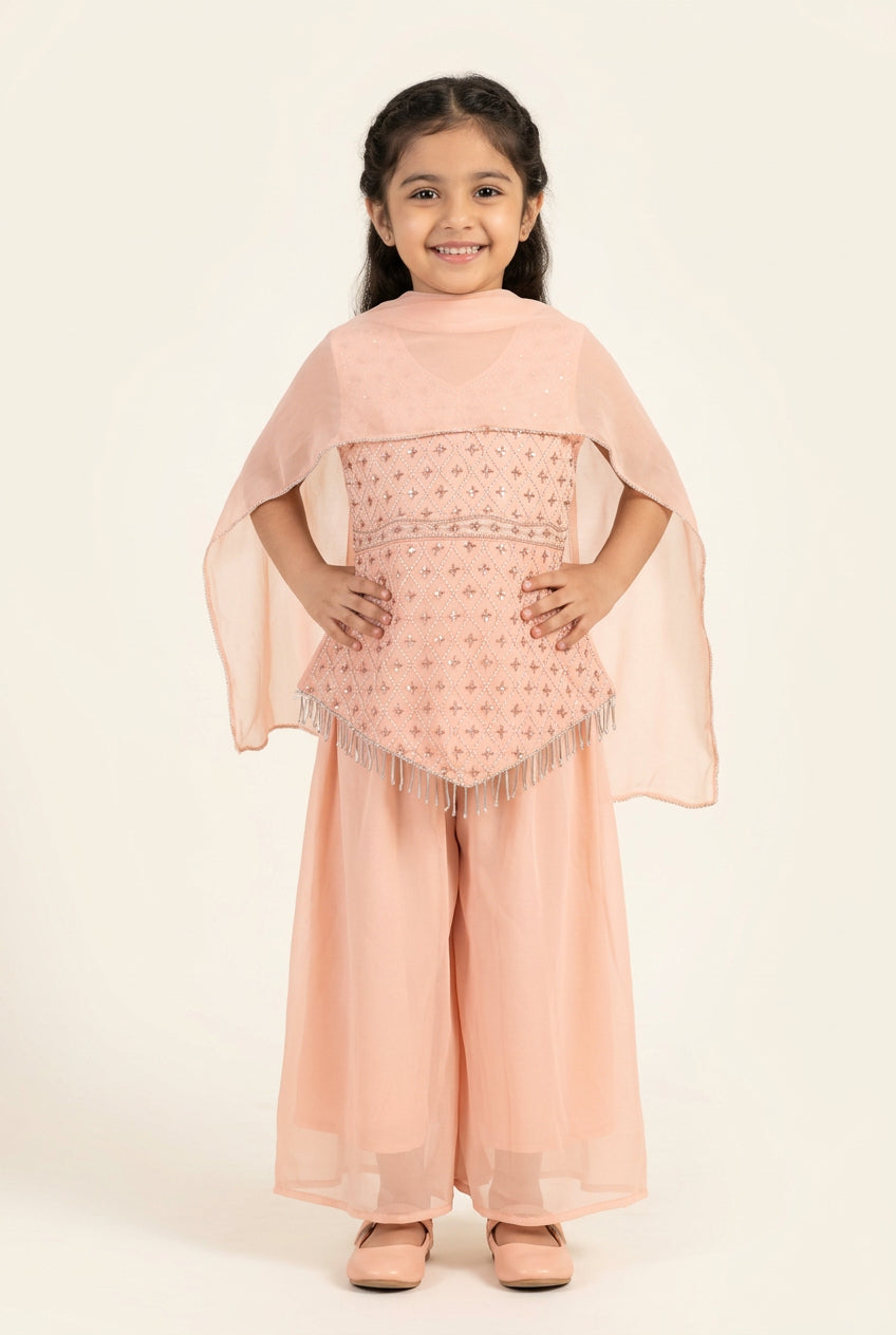Girls’ Star-Embellished Palazzo outfit