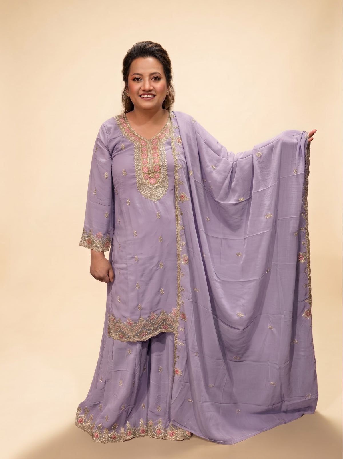 Georgette Kurta salwar
