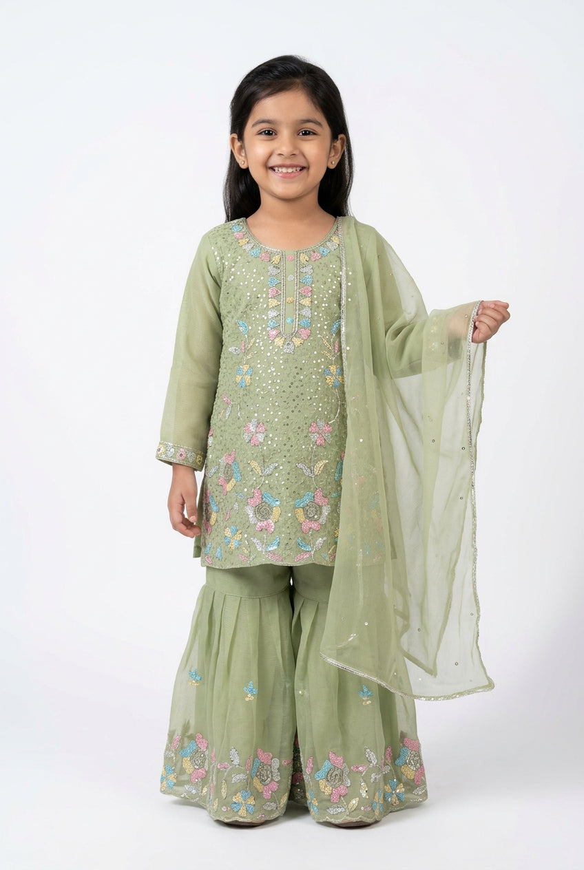 Sararah Kurta Salwar Baby Girl