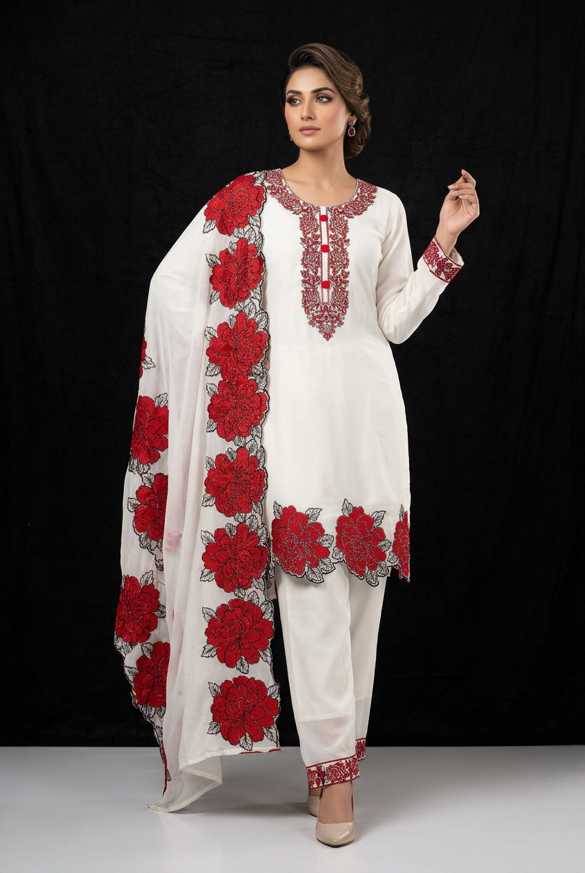 Georgette Floral Kurta salwar
