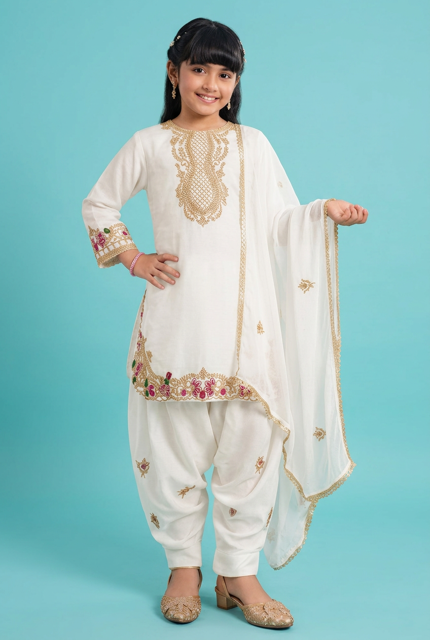 Girl Georgette Kurta Salwar