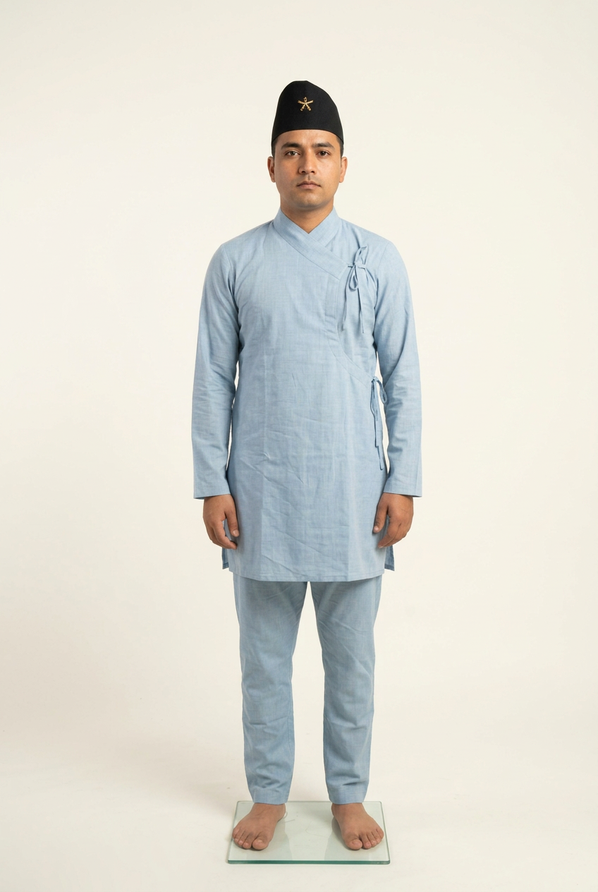 Mens Daura Surwal Set
