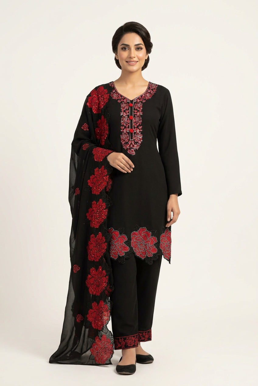 Georgette Floral Kurta salwar
