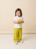 Girls’ Floral Shirt Outfit