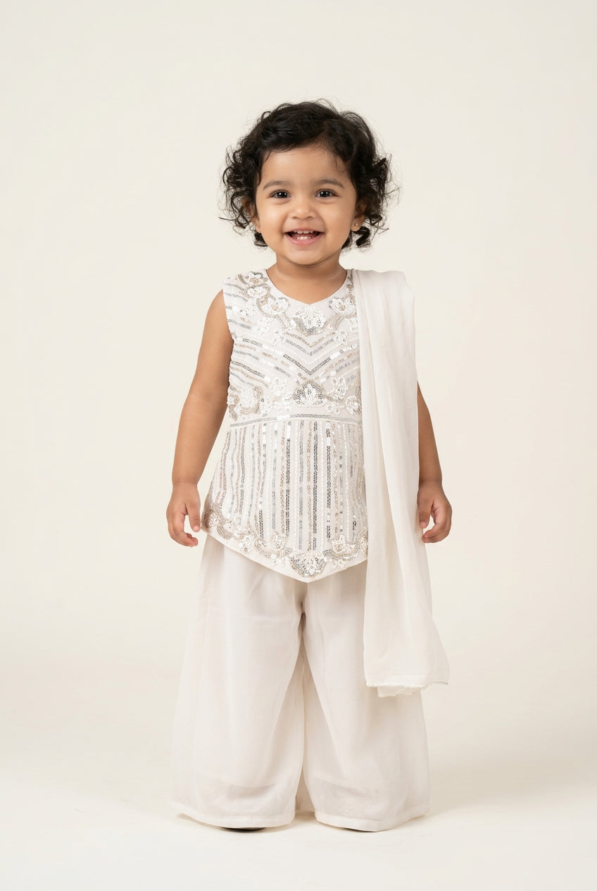 Girls’ Sequence Palazzo Outfit